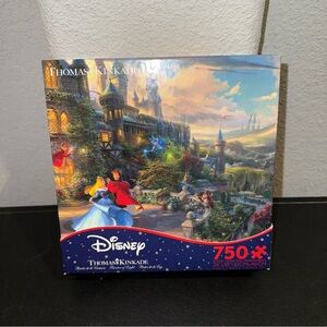 Ceaco Sleeping Beauty Aurora Thomas Kinkade Disney Puzzle 750 Pieces